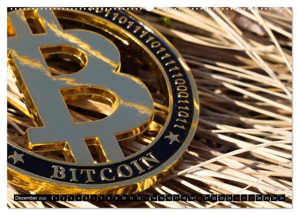 Produktbild: Bitcoins (Wandkalender 2026 DIN A2 quer), CALVENDO Monatskalender