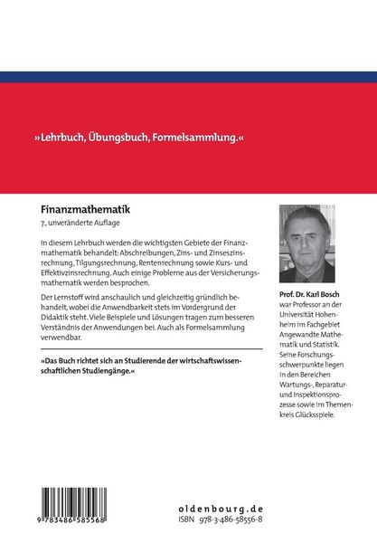 Produktbild: Finanzmathematik