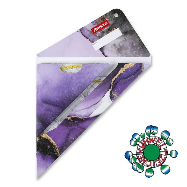 ARISTO Geocover 3 in 1 Geo und TZ Dreieck lavender, 1 x AR1552 und AR1650/2