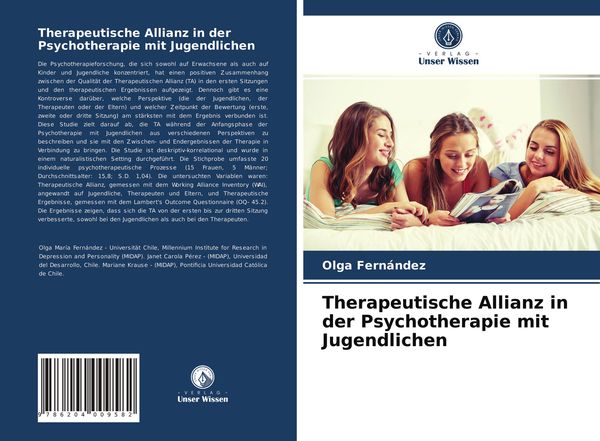 Produktbild: Therapeutische Allianz in der Psychotherapie mit Jugendlichen