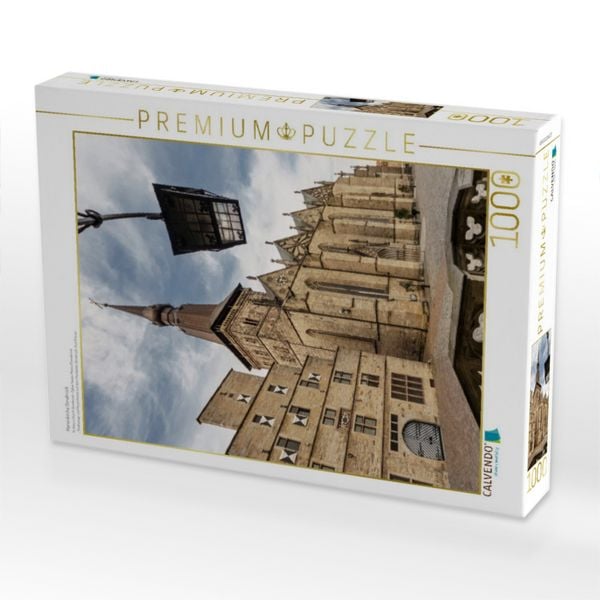 Produktbild: CALVENDO Puzzle Marienkirche Osnabr&uuml;ck | 1000 Teile Lege-Gr&ouml;&szlig;e 64x48cm Foto-Puzzle f&uuml;r gl&uuml;ckliche Stunden