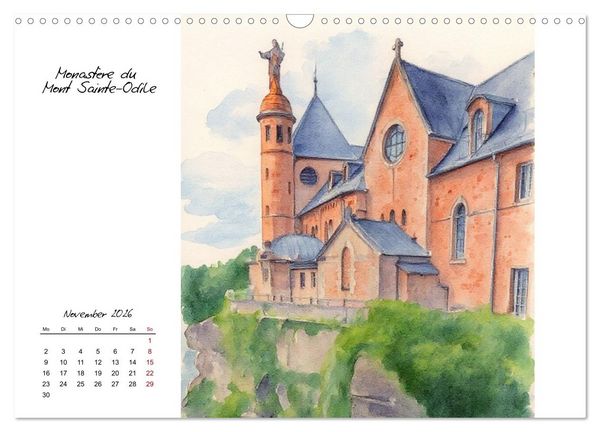 Produktbild: Zauberhafte Motive aus dem Elsass (Wandkalender 2026 DIN A3 quer), CALVENDO Monatskalender