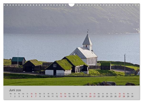 Produktbild: F&auml;r&ouml;er Inseln 2026 (Wandkalender 2026 DIN A3 quer), CALVENDO Monatskalender