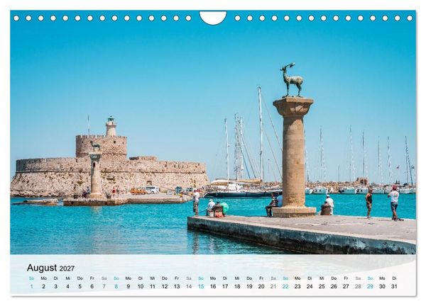 Produktbild: Rhodos - Die Highlights der Insel (Wandkalender 2027 DIN A4 quer), CALVENDO Monatskalender