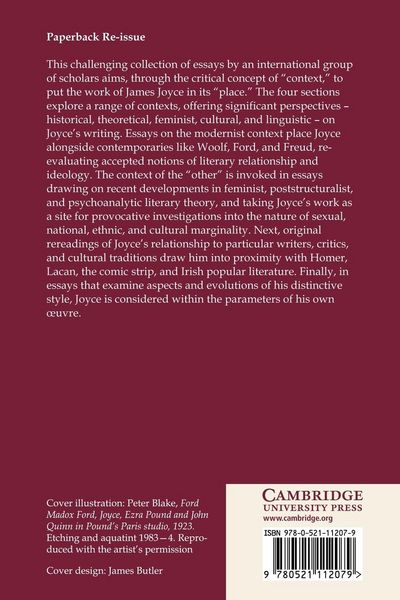 Produktbild: Joyce in Context