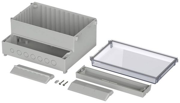 Produktbild: Bopla REGLOCARD RCP 2500 Wand-Geh&auml;use 257 x 217 x 132.5 ABS, Polycarbonat Hellgrau 1St.