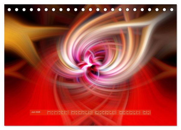 Produktbild: Zen der Farben - Meditative Bilder (Tischkalender 2026 DIN A5 quer), CALVENDO Monatskalender