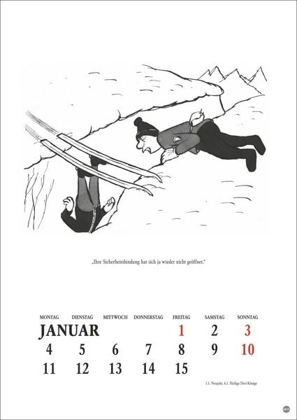 Produktbild: Loriot Heile Welt Halbmonatskalender 2027
