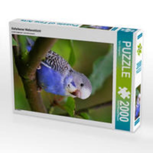 CALVENDO Puzzle lilafarbener Wellensittich! | 2000 Teile Lege-Größe 90 × 67 cm Foto-Puzzle für glückliche Stunden