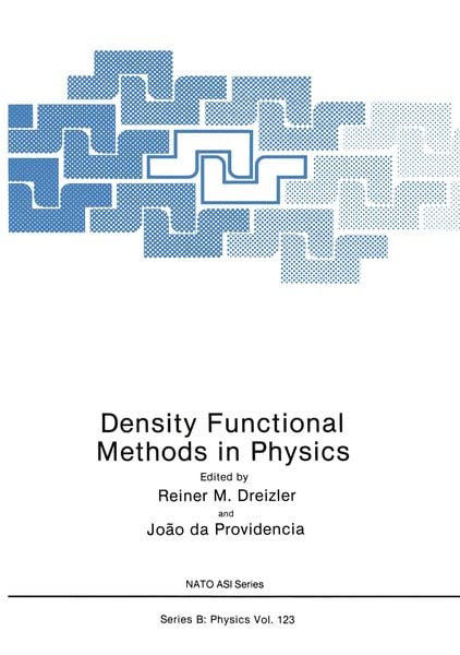 Produktbild: Density Functional Methods In Physics