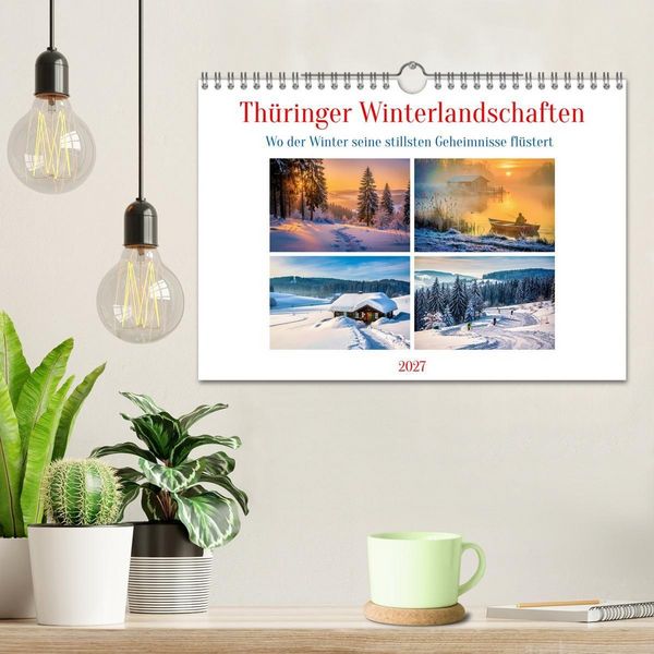 Produktbild: Th&uuml;ringer Winterlandschaften (Wandkalender 2027 DIN A4 quer), CALVENDO Monatskalender