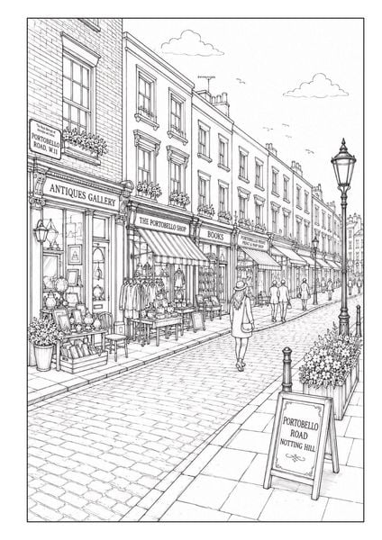 Produktbild: Very British &ndash; Gro&szlig;britannien Malbuch f&uuml;r Erwachsene mit 70 sch&ouml;nen Ausmalmotiven