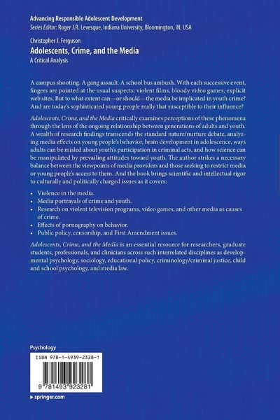 Produktbild: Adolescents, Crime, and the Media