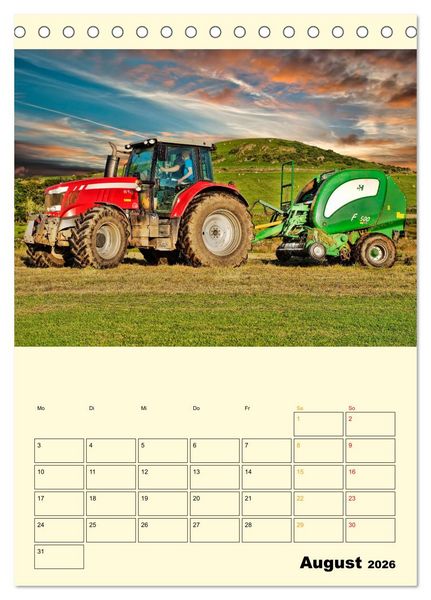 Produktbild: Landwirtschaft - digital in die Zukunft (Tischkalender 2026 DIN A5 hoch), CALVENDO Monatskalender