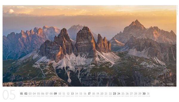 Produktbild: Luftbildkalender Dolomiten 2027