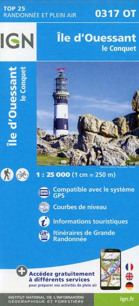 Produktbild: &Icirc;le d'Ouessant 1:25 000