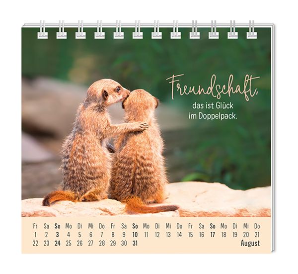 MiniKalender 2025 Eine Extraportion Glück für dich! Grafik Werkstatt Thalia