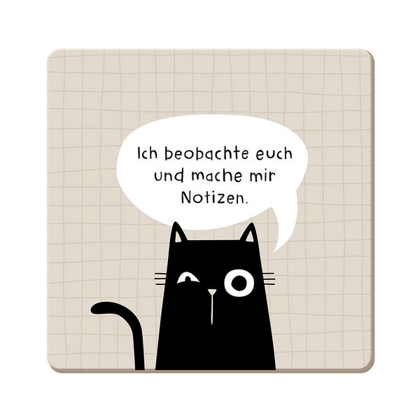 Produktbild: Korkuntersetzer Ich beobachte euch
