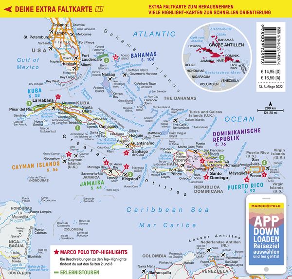 MARCO POLO Reiseführer Karibik, Große Antillen, Dominikanische Republik, Bahamas, Kuba, Jamaika, Puerto Rico, Cayman Islands