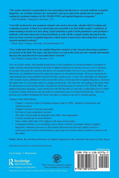 Produktbild: Research in Applied Linguistics