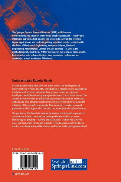 Produktbild: Underactuated Robotic Hands