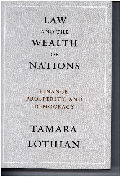 Produktbild: Lothian, T: Law and the Wealth of Nations