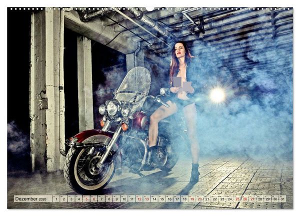 Produktbild: Motorr&auml;der und Sexy Girls (Wandkalender 2026 DIN A2 quer), CALVENDO Monatskalender