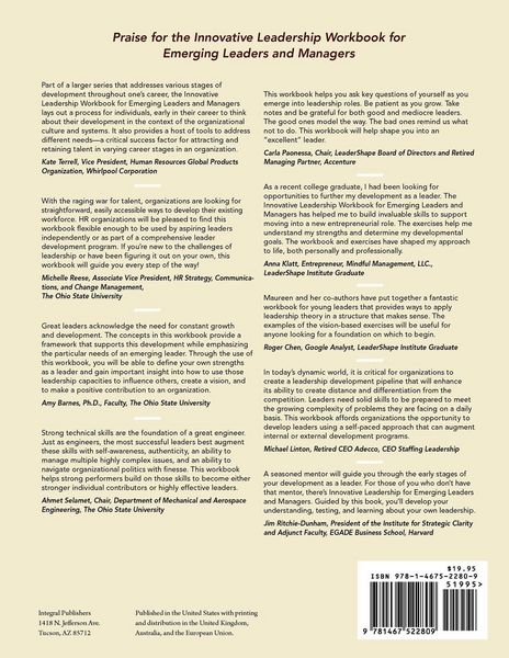 Produktbild: Innovative Leadership Workbook for Emerging Managers and Leaders