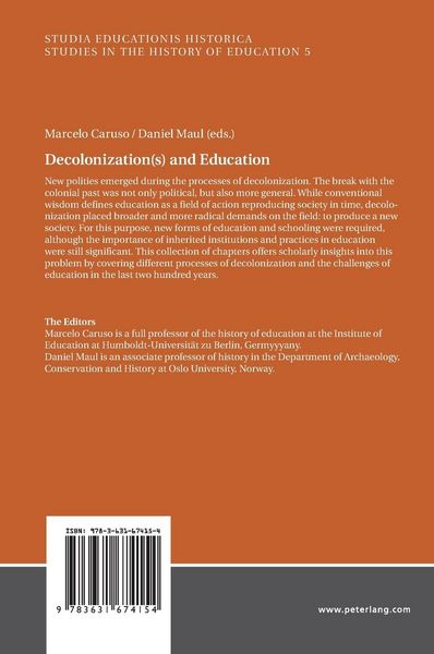 Produktbild: Decolonization(s) and Education