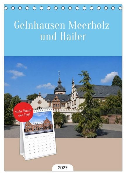 Produktbild: Tischplaner 2027 - Gelnhausen Meerholz und Hailer (A5 Tischkalender zum Aufstellen) CALVENDO