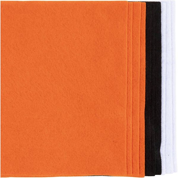 Produktbild: Creativ Company Bastelfilz, A4, Blatt 210x297 mm, Dicke 2 mm, Halloween Farben, 10 Stk