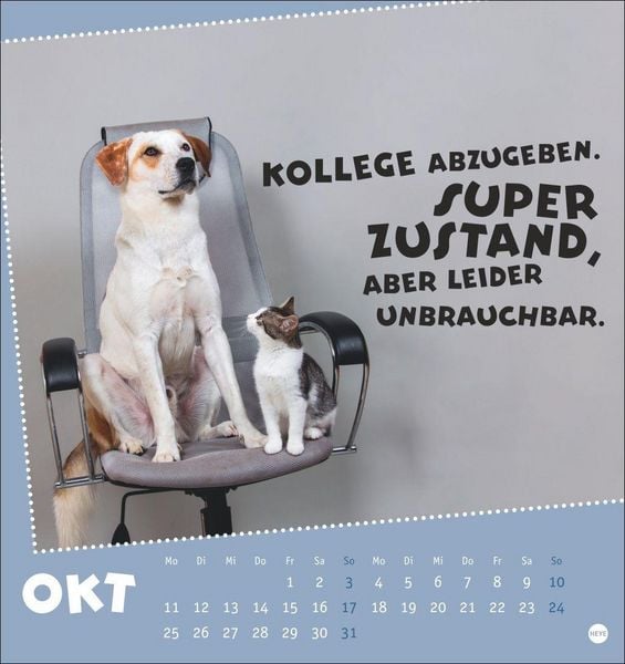 Produktbild: Mach mal Pause Postkartenkalender 2027 - F&uuml;r das Arbeitstier in dir