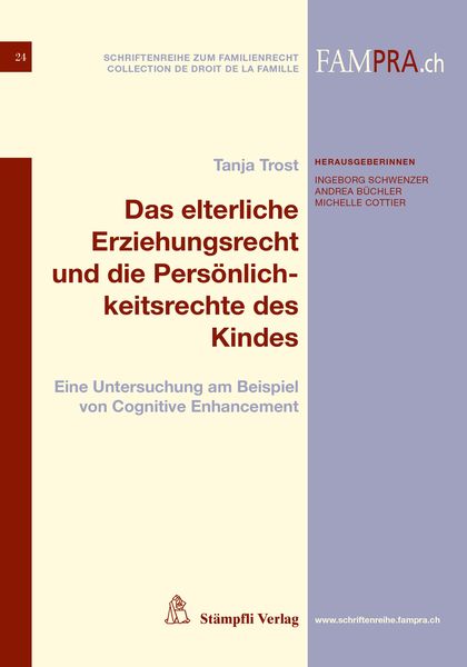 Produktbild: Das elterliche Erziehungsrecht und die Pers&ouml;nlichkeitsrechte des Kindes