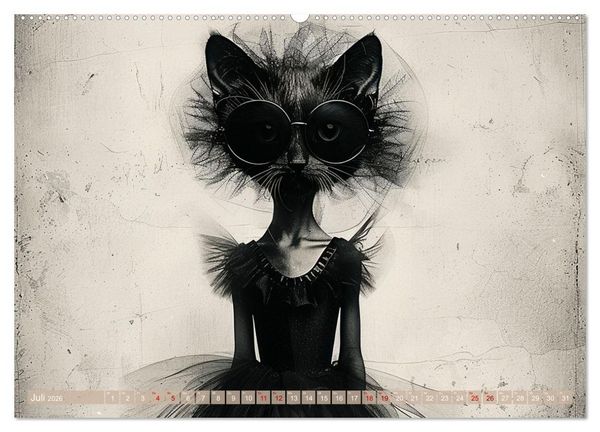 Produktbild: Miau-velous Momente (hochwertiger Premium Wandkalender 2026 DIN A2 quer), Kunstdruck in Hochglanz
