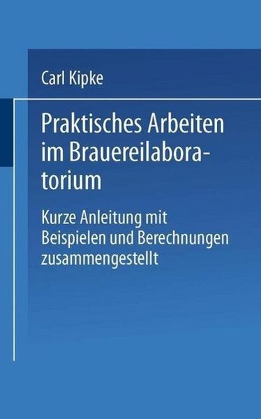 Produktbild: Praktisches Arbeiten im Brauereilaboratorium