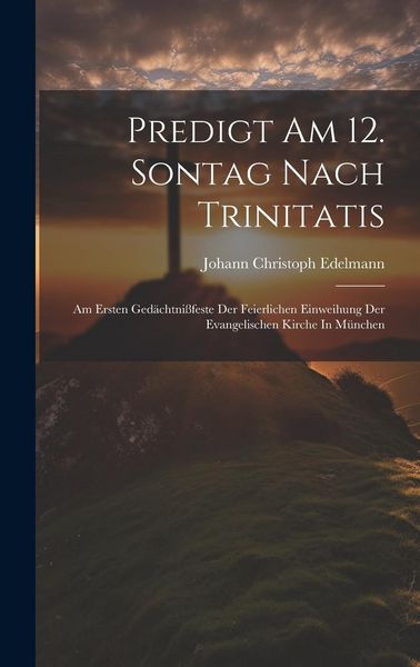 Produktbild: Predigt Am 12. Sontag Nach Trinitatis