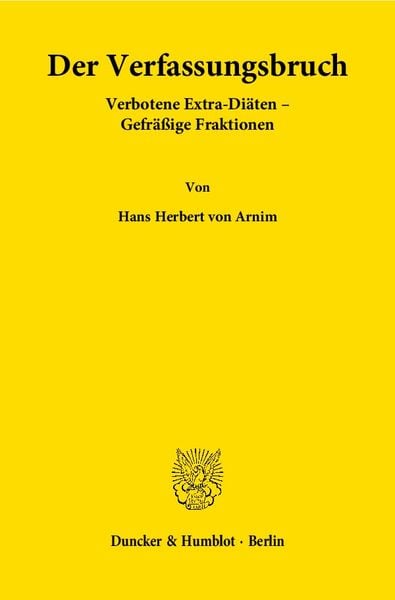 Produktbild: Der Verfassungsbruch.