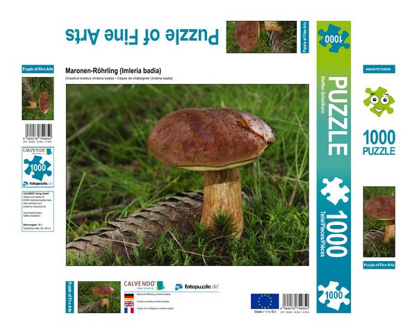 Produktbild: CALVENDO Puzzle Maronen-R&ouml;hrling (Imleria badia) | 1000 Teile Lege-Gr&ouml;&szlig;e 64x48cm Foto-Puzzle f&uuml;r gl&uuml;ckliche Stunden