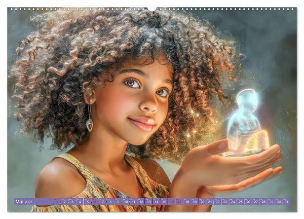 Produktbild: Faszination Licht - Durch Kinderaugen gesehen (Wandkalender 2027 DIN A2 quer), CALVENDO Monatskalender
