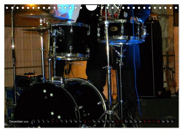 Produktbild: Drums On Stage - Let's Rock (Wall Calendar 2026 DIN A4 landscape), CALVENDO 12 Month Wall Calendar