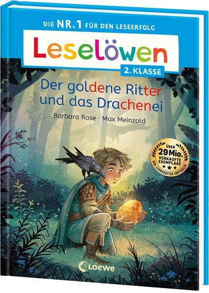 Produktbild: Lesel&ouml;wen 2. Klasse - Der goldene Ritter und das Drachenei