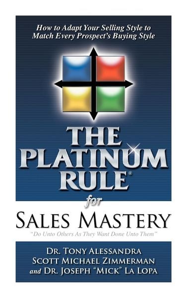 Produktbild: The Platinum Rule for Sales Mastery Hardback Book