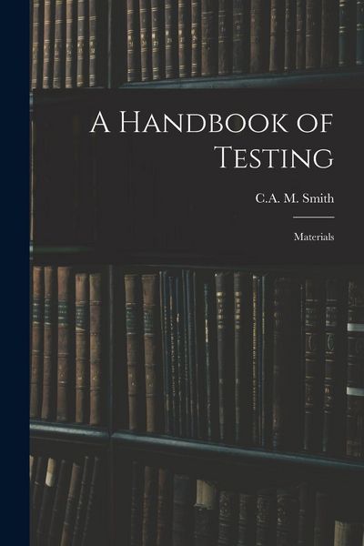 Produktbild: A Handbook of Testing