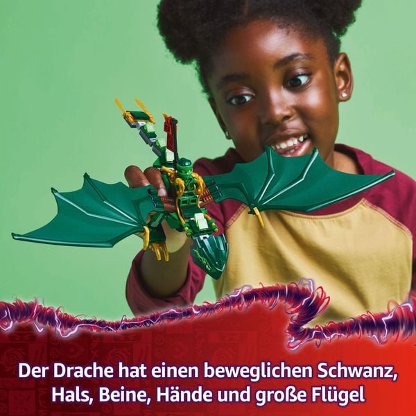 Produktbild: LEGO NINJAGO Lloyds grüner Walddrache - Drache mit Minifiguren 71829