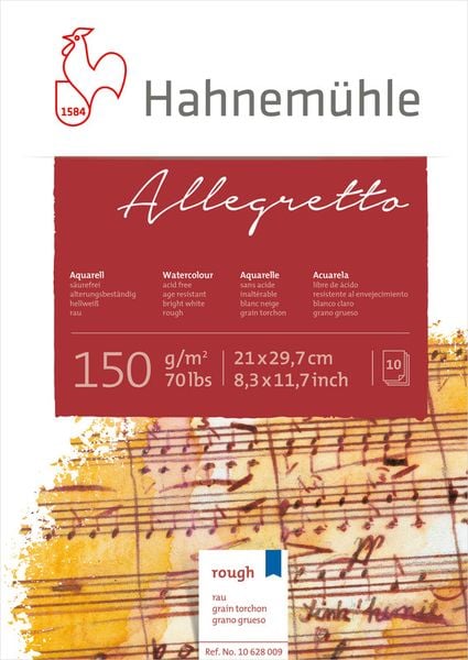 Produktbild: Hahnem&uuml;hle Papier Allegretto, DIN A4, 150 g/m&sup2;