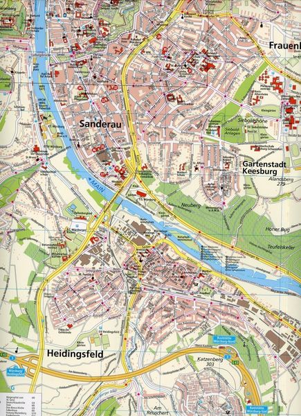 Produktbild: Stadtplan W&Uuml;RZBURG
