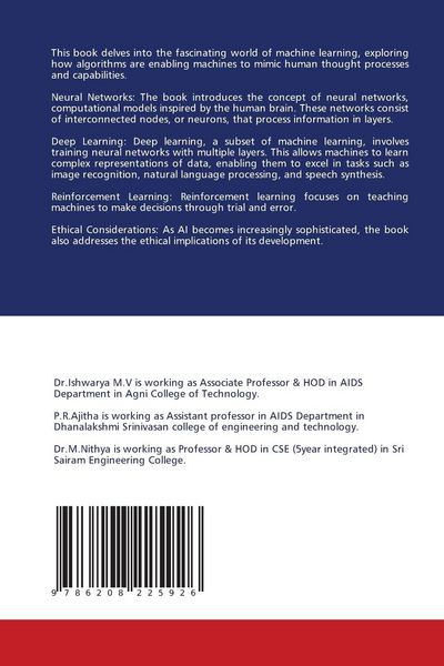 Produktbild: THE ALGORITHMIC MIND: HOW MACHINES LEARN TO THINK