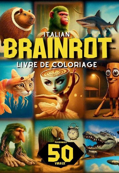 Produktbild: Italian Brainrot Livre de Coloriage