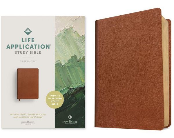 Produktbild: NLT Life Application Study Bible, Third Edition (Genuine Leather, Brown, Red Letter)