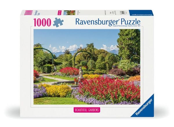 Produktbild: Erwachsenenpuzzle 1000 Teile - Park der Villa Pallavicino, Stresa, Italien